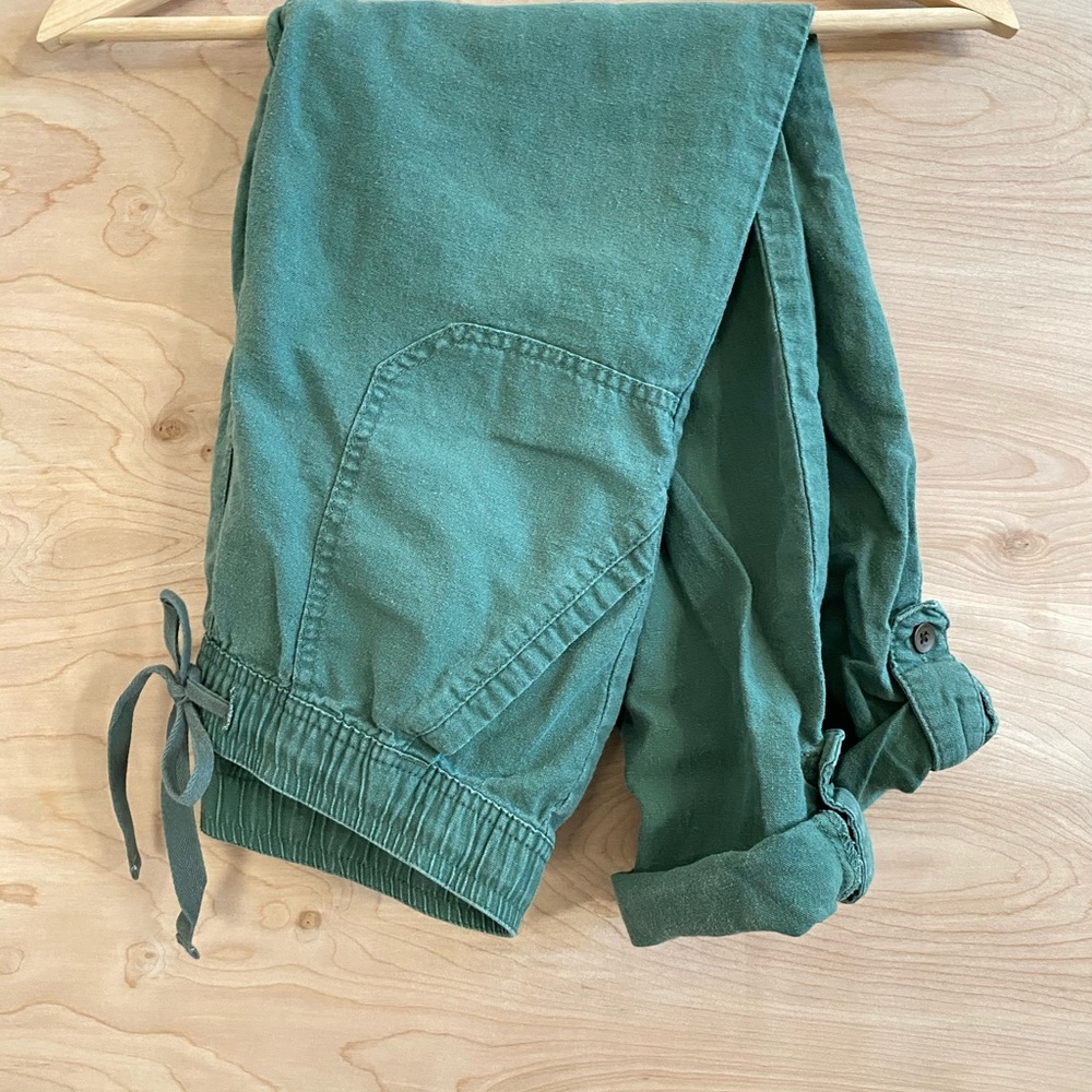 Roxy Linen Blend Utility Pants